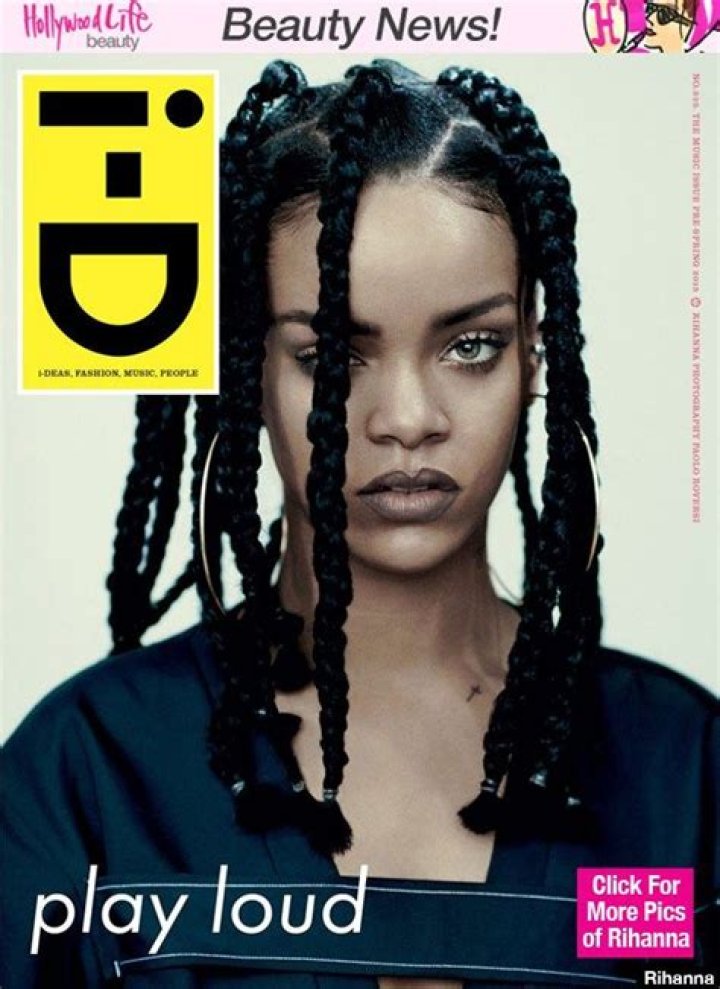 Rihanna Flaunts Retro Box Braids For ‘I-D’ Magazine Cover